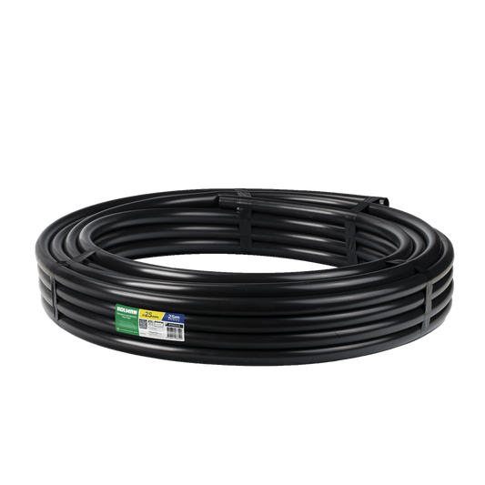 Holman Black Poly Pipe 25mm x 25m Durable Flexible Irrigation Solution - Auzzistore