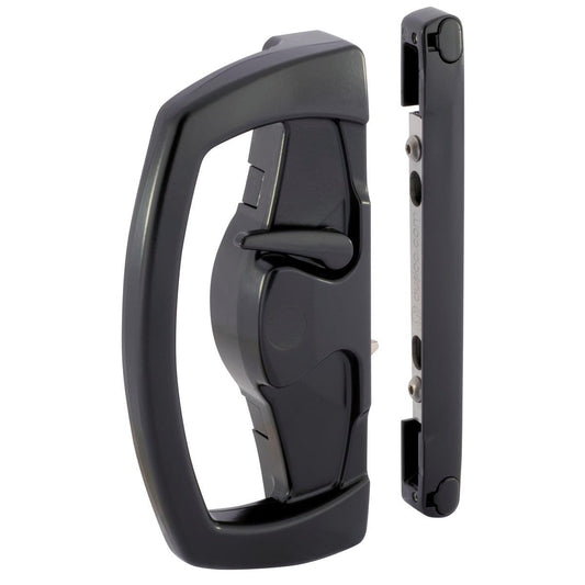 Gainsborough Sliding Patio Door Deadlock - 94mm - Zinc - Black Finish - Auzzistore