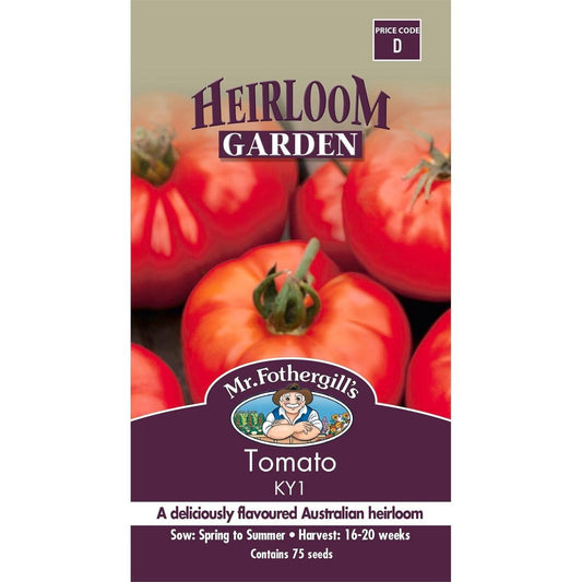 Mr Fothergill Sky1 Tomato Seeds - Heirloom Variety - Easy To Grow - Superb Flavour - Auzzistore