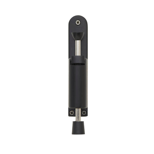 Delf Trade Matt Black Foot Operated Door Stop 30mm x 165mm - Auzzistore