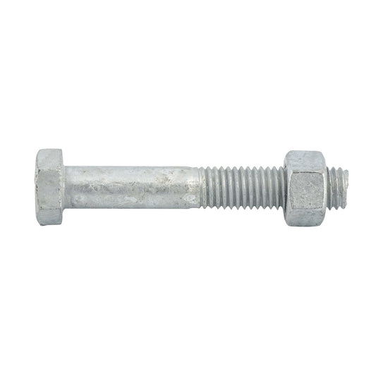 Zenith M12 x 75mm Hot Dip Galvanised Hex Head Bolts & Nuts 12 Pack – view 2 - Auzzistore
