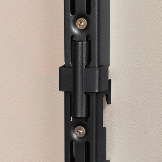Flexi Storage Wall Strip Joiner 2 Pack Black Steel Easy Install – view 2 - Auzzistore