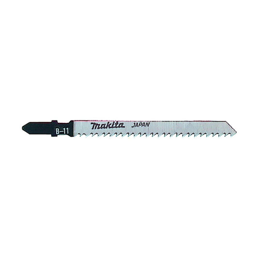 Makita Jigsaw Blade B 11 - Bayonet Type A - Pack of 5 - 10x100 mm - Silver - Auzzistore