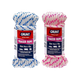 Grunt 4mm x 10m Safety Rope - White Pink Blue Tracer - Durable High Visibility