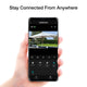 Orion Grid Connect Smart Wireless Rechargeable 3MP Security Camera - 2K Resolution - Weather Resistant - White
