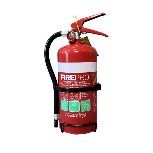 Firepro Dry Powder Fire Extinguisher - 2.5kg - Heavy Duty - Home Use - Auzzistore