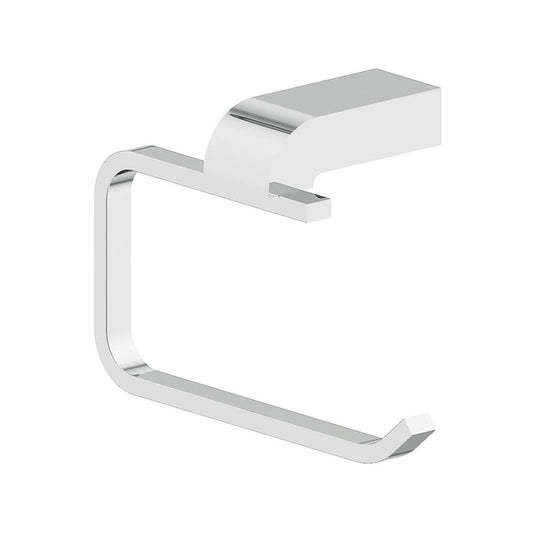 Gareth Aston Chrome Bath Access Toilet Roll Holder - Brushed Nickel - 146mm x 99mm x 70mm - Modern Design - Auzzistore