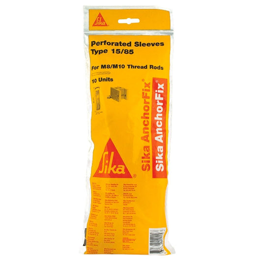 Sika Anchorfix Sleeves - 40mm Plastic - Durable - Pack of 10 - Auzzistore