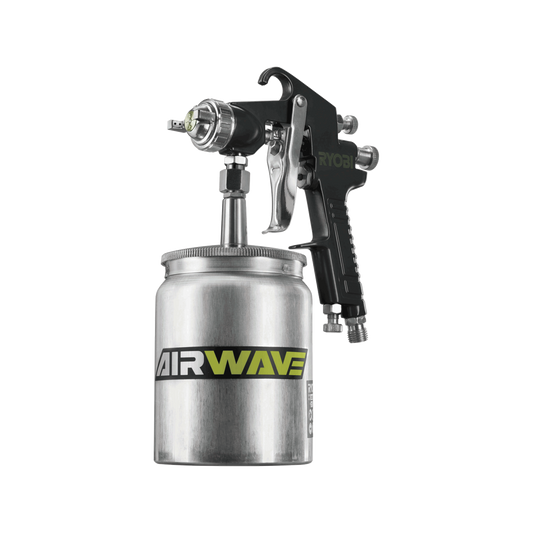 Ryobi Suction Feed Spray Gun - 600ml - Lightweight - DIY Painting - Auzzistore