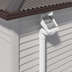 Rain Harvesting 90mm Leaf Beater Rain Head - White - RHLB20