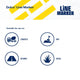 Dulux Spray Line Marker 500g - Yellow - High-Visibility - Quick-Drying