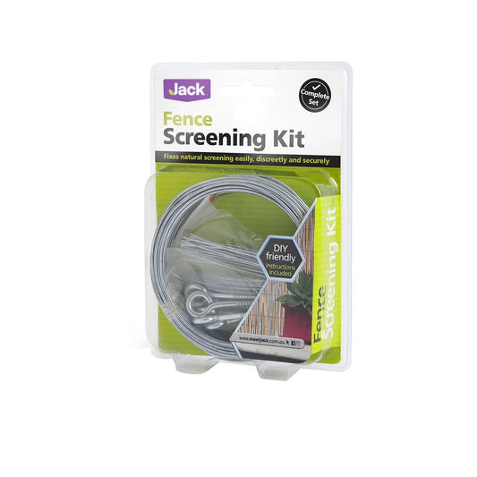 Jack Fence Screening Kit - 20m - Galvanised Steel - Easy Installation - Auzzistore