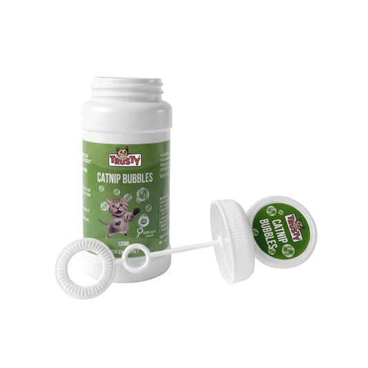 Trusty Catnip Bubbles - 120ml - Interactive Play - Natural Catnip Extract