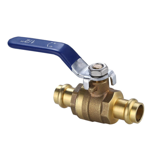 Smartex Press 15mm Ball Valve - Flame-Free Installation - Lead Free Brass - Auzzistore