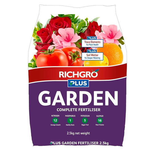 Richgro Plus Garden Complete 2.5kg Granular Fertiliser For Healthy Plants - Auzzistore
