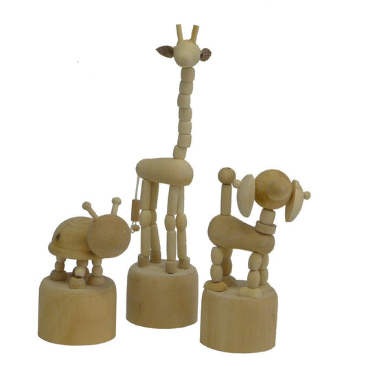 Boyle Craftwood Wobbly Animals - 3 Pack - MDF - Fun Craft Project