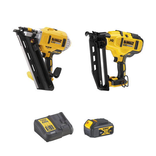 DeWalt 18V Cordless Finishing and Framing Nailer Kit - 2 Piece - 4.0Ah - Auzzistore