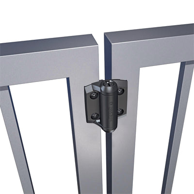 TruClose Self Closing Pool Gate Hinges - Adjustable - Black - Durable