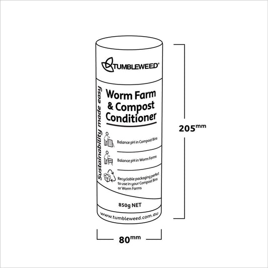 Tumbleweed Worm Farm Conditioner - 70mm - Minerals - pH Balancer – view 2 - Auzzistore