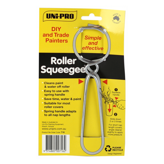UNi-PRO Wire Roller Squeegee 124mm Wire Easy Clean Tool - Auzzistore