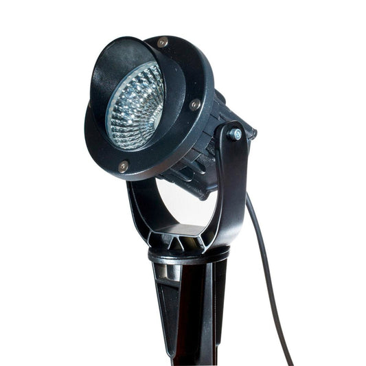 Holman RGB Colour Spotlight - 100mm - Matte Black - Waterproof - Dimmable