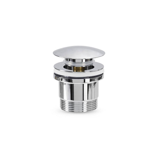 Brasshards Chrome Universal Pop Up Dome Basin Waste - 40mm Thread - Easy Install - Auzzistore