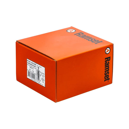 Ramset Nylon Anchor 6.5mm x 50mm Mushroom Head 100 Pack - Auzzistore