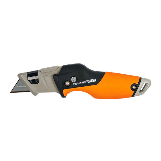 Fiskars Pro Carbonmax Folding Utility Knife - 60mm Blade - Steel - Auzzistore