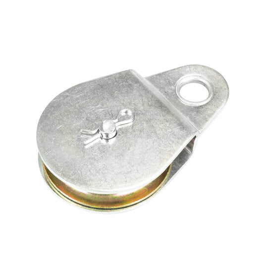 Pinnacle 75mm Zinc Plated Fixed Pulley - Durable Lifting Solution - Silver - Auzzistore