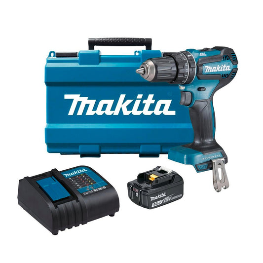Makita 18V Brushless Hammer Driver Drill Kit DHP485SF - 50Nm Torque - 4.835kg - Auzzistore