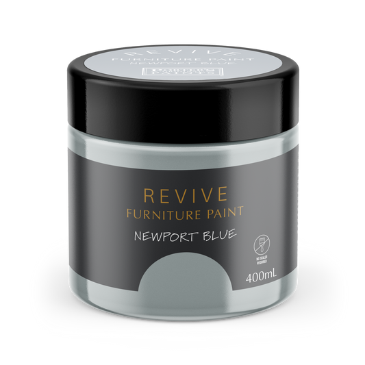 Porters Revive Furniture Paint 400ml - Newport Blue - Self-Levelling Finish - Auzzistore