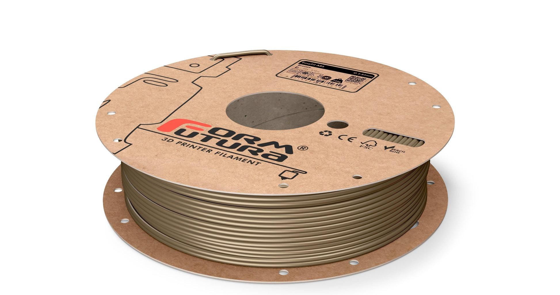 ABS Filament EasyFil ABS 2.85mm Bronze 750 gram 3D Printer Filament | Auzzi Store