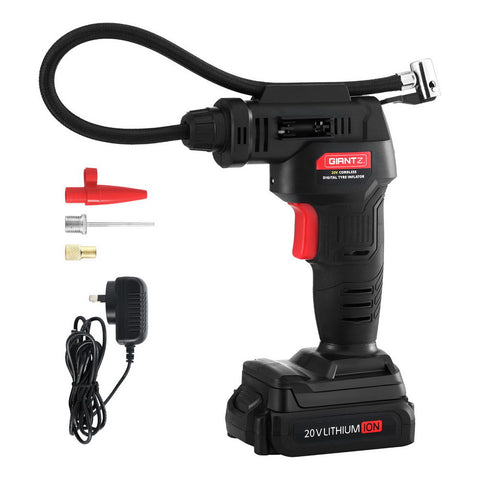Giantz 20V Air Compressor 120PSI Electric Portable Air Inflator LED Light - Auzzistore