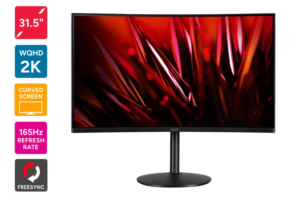 Acer 31.5" Nitro Curved WQHD 165Hz Gaming Monitor