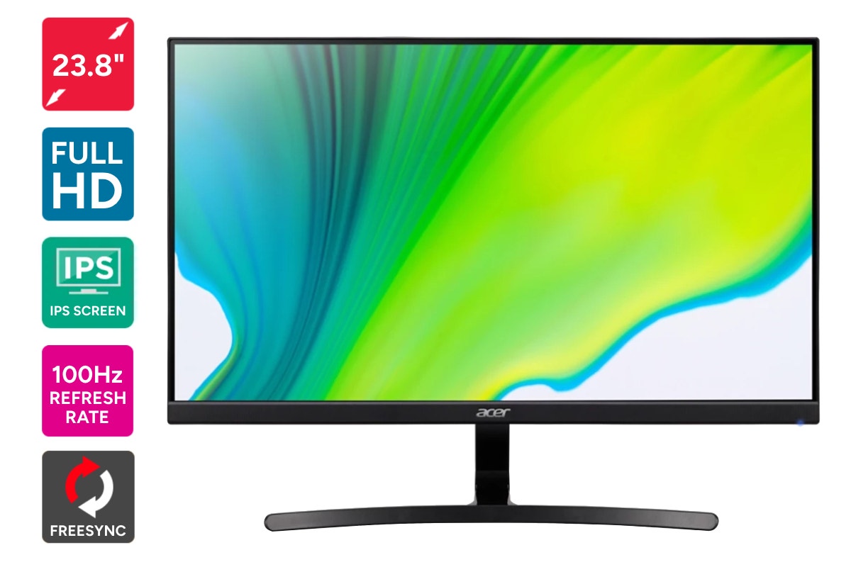 Acer 23.8" Full HD 100Hz Monitor  - K243YE)