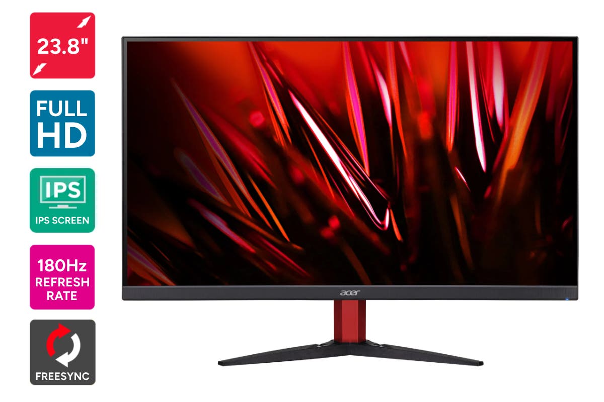 Acer 23.8" Nitro Full HD 180Hz FreeSync Gaming Monitor (KG242YM3)