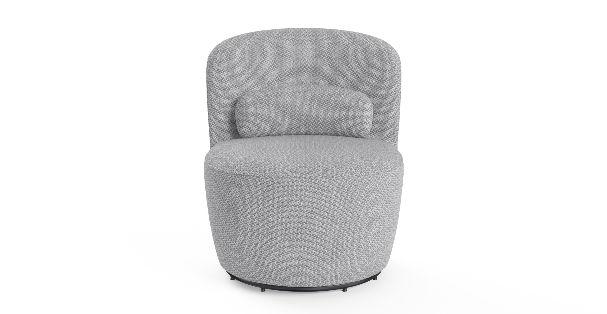 Brosa Ada Swivel Accent Chair (Gainsboro Grey)