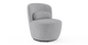 Brosa Ada Swivel Accent Chair (Gainsboro Grey)