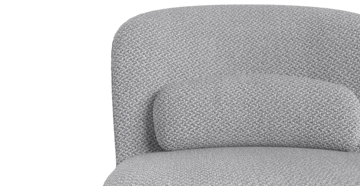 Brosa Ada Swivel Accent Chair (Gainsboro Grey)