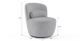 Brosa Ada Swivel Accent Chair (Gainsboro Grey)