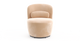 Brosa Ada Swivel Accent Chair (Almond Spice)