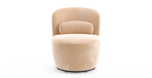 Brosa Ada Swivel Accent Chair (Almond Spice)