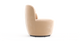 Brosa Ada Swivel Accent Chair (Almond Spice)