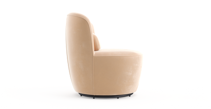 Brosa Ada Swivel Accent Chair (Almond Spice)