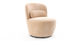 Brosa Ada Swivel Accent Chair (Almond Spice)