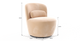 Brosa Ada Swivel Accent Chair (Almond Spice)