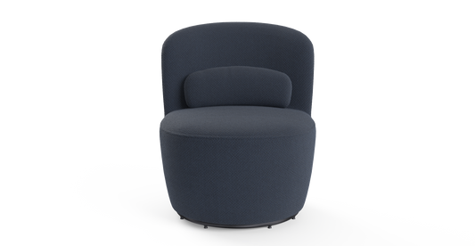 Brosa Ada Swivel Accent Chair (Polynesian Blue)