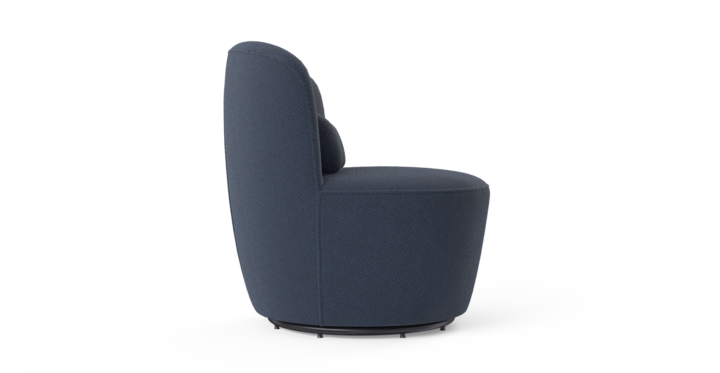 Brosa Ada Swivel Accent Chair (Polynesian Blue)