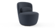 Brosa Ada Swivel Accent Chair (Polynesian Blue)