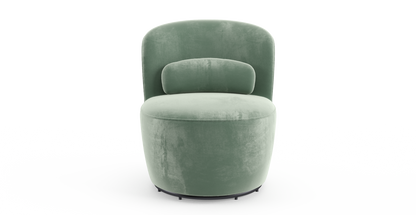 Brosa Ada Swivel Accent Chair (Russian Sage)